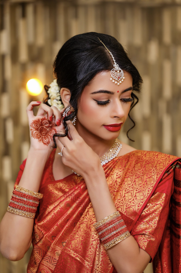 Madhumita bridal makeup artistry by Beauty By Krimse